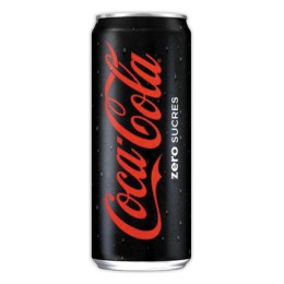 1 Pack de 24 Canettes COCA COLA Zero - 33 cl