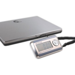 1 Pèse-colis électronique 200kg/50g écran LCD plateau XL en inox