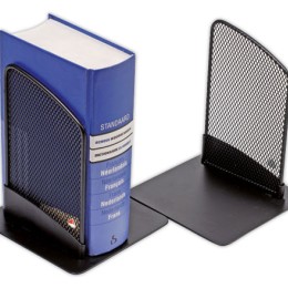 1 Serre-livres Mesh en métal noir