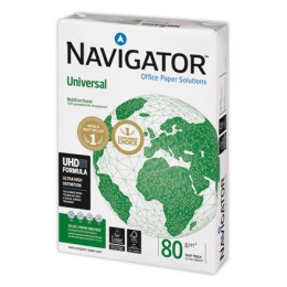 1 Carton de 5 Ramettes de 500 feuilles de papier blanc NAVIGATOR Universal A4 80g