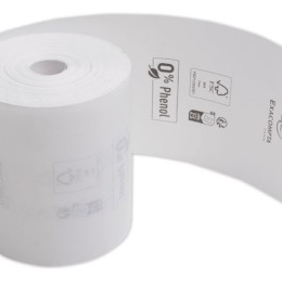 1 Lot de 10 bobines thermiques 80x72mm - 76m - 48g/m2