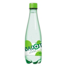 1 Carton de 30 Bouteilles eau pétillante BADOIT arômecitron vert - 50 cl