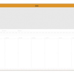1 Sous main calendrier perpetuel A2 Rhodia
