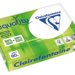 1 Carton de 5 Ramette de papier recyclé EQUALITY A4-80 g