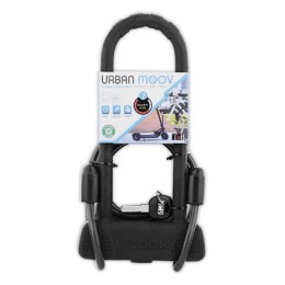 1 Antivol en U avec câble pour vélo/trottinette URBAN MOOV