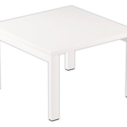 1 Table basse EASYDESK 60x60 cm blanc