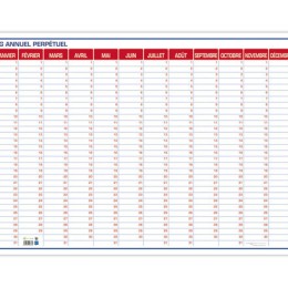 1 Planning annuel perpétuel Bouchut - 60x99 cm