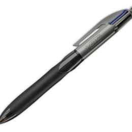 1 Stylo bille BIC 4 couleurs grip pro