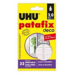 1 Patafix déco blanche - 32 pastilles