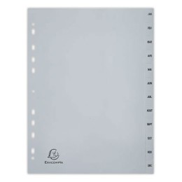 1 Jeu d'intercalaires mensuels FOREVER pour format A4 - 12 touches