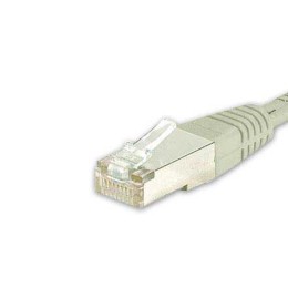 1 Câble réseau RJ45 FTP CAT6 10 M gris