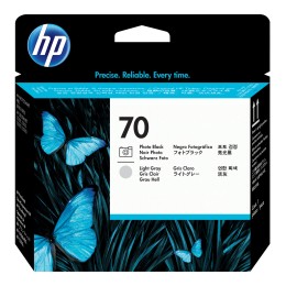 HP 70 original printhead C9470A black and light grey standard capacity 1-pack