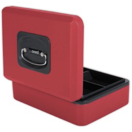 1 Caissette à monnaie 3 compartiments ouverture bouton poussoir rouge