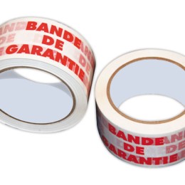 1 Rouleau adhésif polypropylène "Bande de garantie" -  66m x 50mm