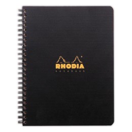 1 Cahier polypropylène 160 pages A5+ 5x5. Noir