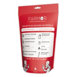1 Pochette de secours universelle 5/10 pers FARMOR