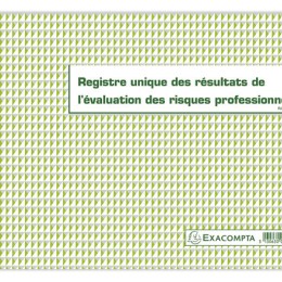 1 Registre d'évalutation des risques professionnel - 24x32 cm - 60 pages