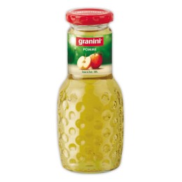 1 Pack de 12 bouteillles de jus de pomme Granini enverre 25cl