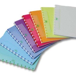 1 Cahier couverture carte AD'OC A5, 5x5,144 pages