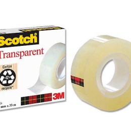 1 Adhésif transparent SCOTCH 550 - 33 m x 19 mm-sans solvant