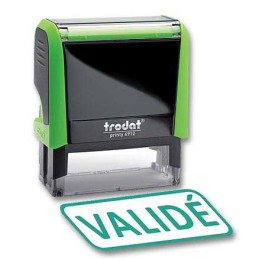 1 Timbre à formule commerciale  X-Print "Validé" - vert