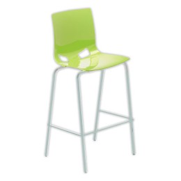 1 Tabouret haut FONDO HOCKER polypropylène vert