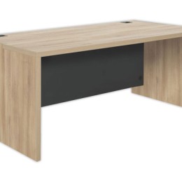 1 Bureau BARI 180 cm chêne du bocage monté