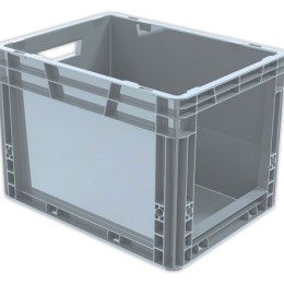 1 Bac picking avec ouverture large gris 25L
