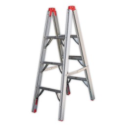 1 Escabeau 3 marches pliable extra plat