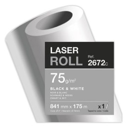 1 Rouleau de papier blanc pour copieur CLAIREFONTAINE 0,841x175 m - 75g