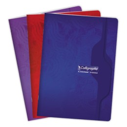 1 Cahier agrafé Calligraphe 70G, A4, 5x5,192 pages