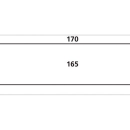 1 Boite de 1000 Étiquettes d'affranchissement 1 étiquette par planche 170x44 mm