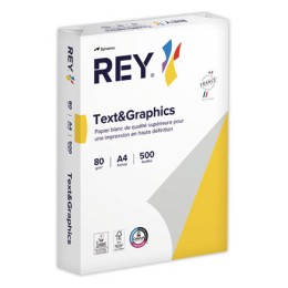 1 Ramette de 500 feuilles de papier blanc Text and Graphics  A4 80G