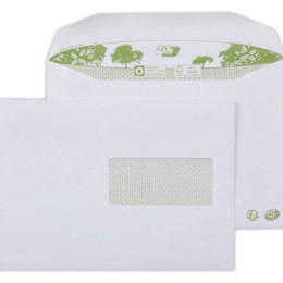 1 Boite de 500 Enveloppes mise sous pli automatique blanches, 162x229, fenêtre 45x100