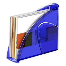1 Porte-revues CEP Pro Happy-Dos 8 cm - Bleu
