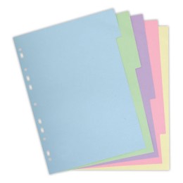 1 Jeu d'intercalaires carte forte recyclée 3/10e format A4 -6 positions