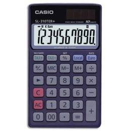 1 Calculatrice de poche CASIO SL-310TER+solaire 10 chiffres