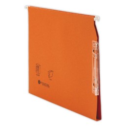 1 Boite de 25 Dossiers suspendus armoires FIDUCIAL Colors - orange - Fond 15 mm
