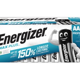 1 Pack de 50 piles alcalines Energizer Max Plus AA/LR6
