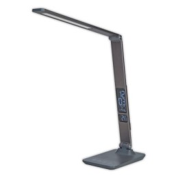1 Lampe Led multifonction avec port USB écran digital - Gris anthracite