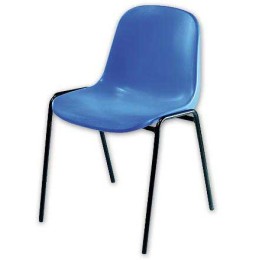 1 Chaise coque Beta - bleu