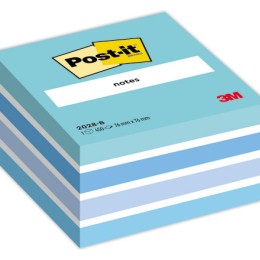 1 Bloc cube Post It Relax Light 76x76 mm, 450 feuilles