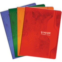 1 Cahier agrafé Calligraphe 70g, 17x22 cm, Seyes,96 pages