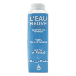 1 Pack de 12 Bouteilles briques EAU NEUVE 50cl