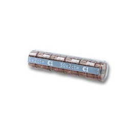 1 Sachet de 250 Coques plastique pour pièces de 2 centimes