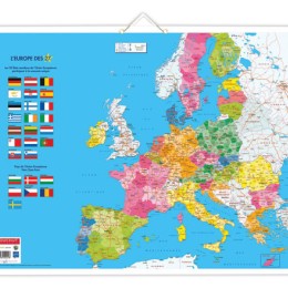 1 Lot de 5 Calendrier banque Bouchut Europe 12 mois - 55x43 cm - Par 5
