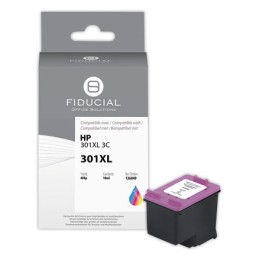 1 Cartouche Hp 301XL 3 couleurs compatible FIDUCIAL