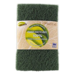 1 Lot de 3 Tampons à récurer écologiques