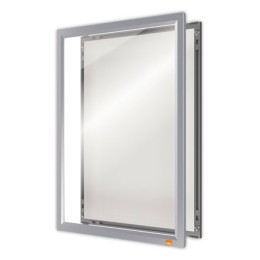 1 Porte-affiche clipsable A4 Nobo impression - argent