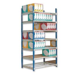 1 Rayonnage Rangeco élément départ 7 étagères métal Profondeur 70 cm